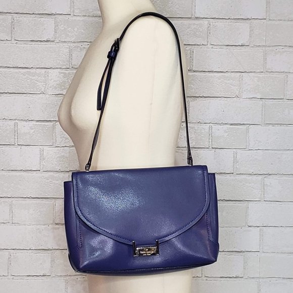 kate spade Handbags - Kate Spade Edna Miro Street Shoulder Bag Emperor Blue